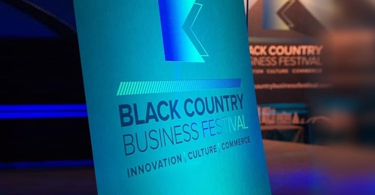 Black Country Business Festival 2019 sign