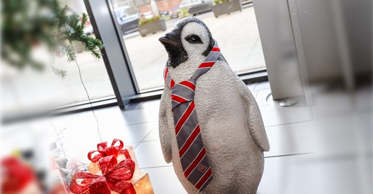 Penguin wearing GTG tie