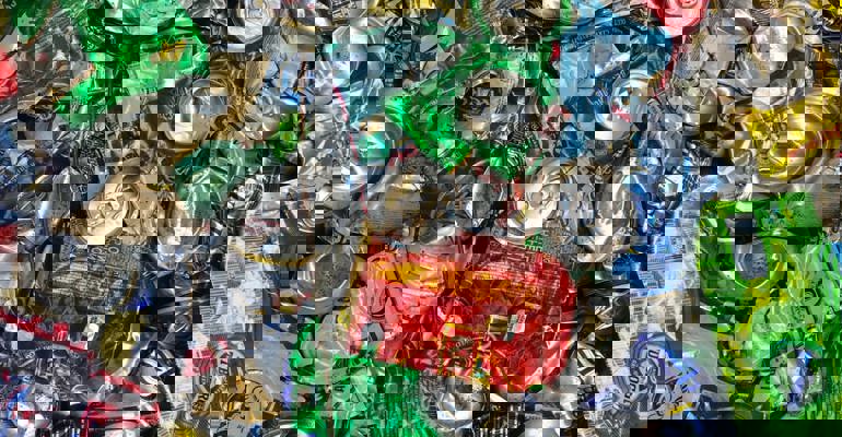 crushed cans