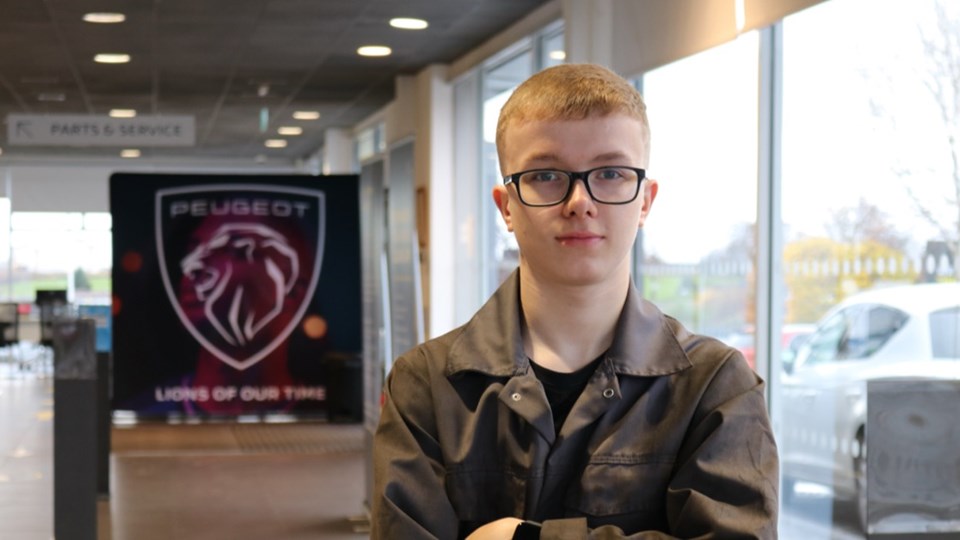 Nathan Starts Out On Apprenticeship Journey